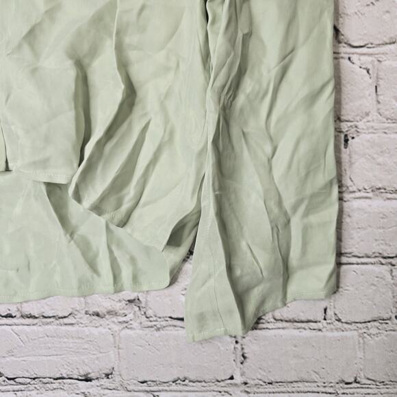 Sancia Australia Annika Blouse Button Accent Green New Size Medium - Picture 5 of 11